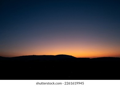 Beautiful sunset. Night sky and the sun has already set - Shutterstock ID 2261619945