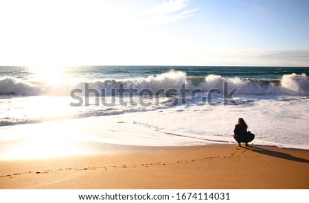 Similar – Image, Stock Photo lonely world.