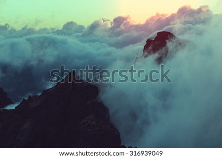 Image, Stock Photo sundowner Nature Landscape