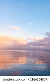Beautiful sunset on the shores of Lake Llanquihue - Shutterstock ID 2166134809