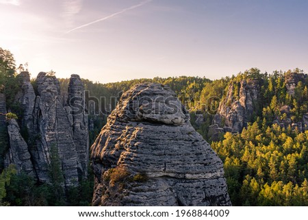 Similar – Image, Stock Photo Saxon Switzerland