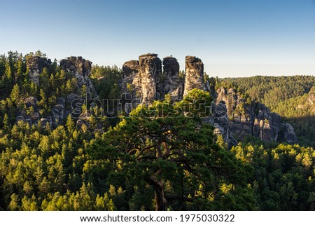 Similar – Image, Stock Photo Saxon Switzerland