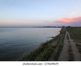 Beautiful Sunset Over Stanley Lake