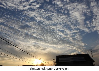 Beautiful sunset in the same place
