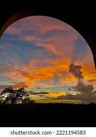 Beautiful Sunset In San Antonio Texas 