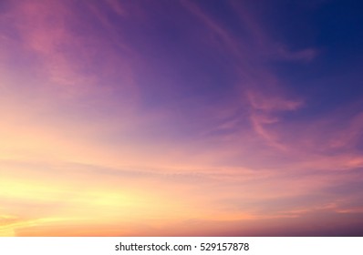 Beautiful Sunset sky - Shutterstock ID 529157878