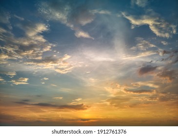 Beautiful sunset sky with colorful clouds  - Powered by Shutterstock