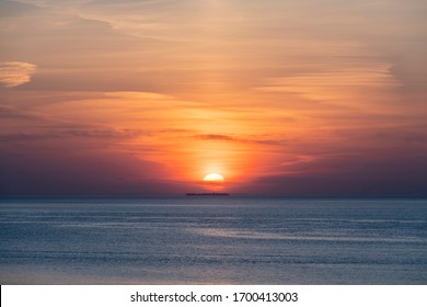 Beautiful sunsets on the North Sea