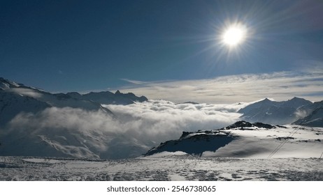 beautiful sunshine on a mountaintop - Powered by Shutterstock