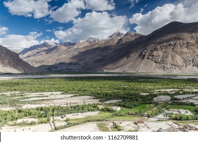 Beautiful Surroundings Of Langar Village In Tajikistan