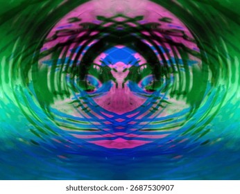 beautiful symmetrical background patterns when viewed in a kaleidoscope