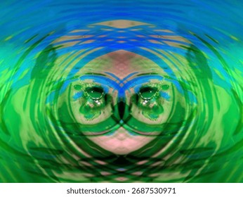 beautiful symmetrical background patterns when viewed in a kaleidoscope