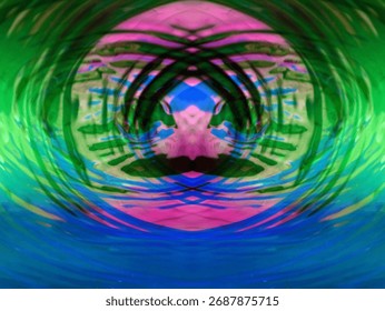 beautiful symmetrical background patterns when viewed in a kaleidoscope