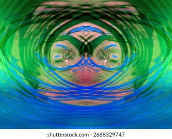 beautiful symmetrical background patterns when viewed in a kaleidoscope