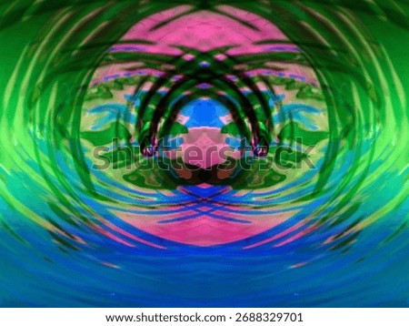 beautiful symmetrical background patterns when viewed in a kaleidoscope
