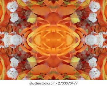 beautiful symmetrical pattern to create a background image