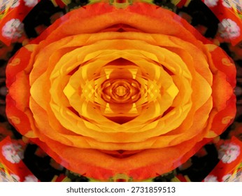 beautiful symmetrical pattern to create a background image