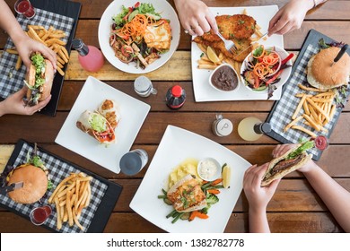 Beautiful Table With A Big Brunch Spread