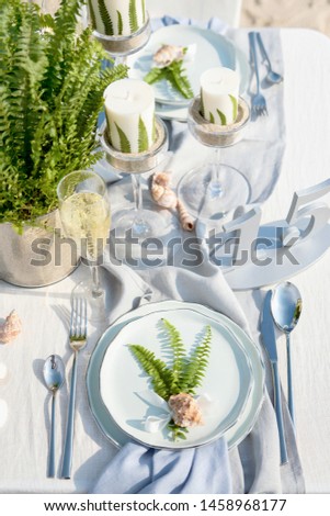 Similar – Image, Stock Photo Green Wellness with Massage Compress Herbs Ball and Flowers