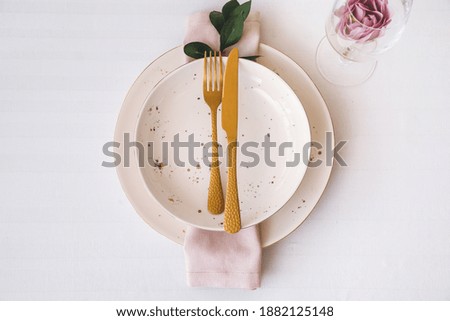 Similar – Hand holding a child’s plate of fresh fruit. Top view.