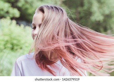 Girl Waving Hair Images Stock Photos Vectors Shutterstock