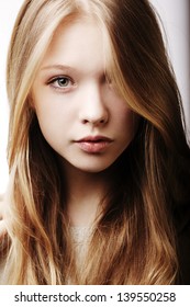 beautiful teen girl portrait