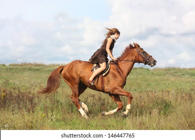 Young Girl Riding