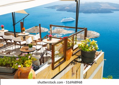 Santorini Restaurant Images, Stock Photos & Vectors | Shutterstock