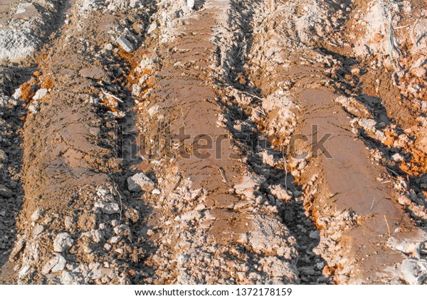 Beautiful texture of the earth, dirt with lines,\
background for design