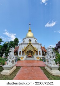 Beautiful Thai Temple Lanna Art Of Northern Thailand.