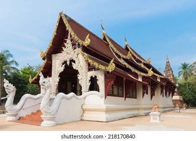 Beautiful Thai Temple Wat Phaya Wat, Nan, Thailand