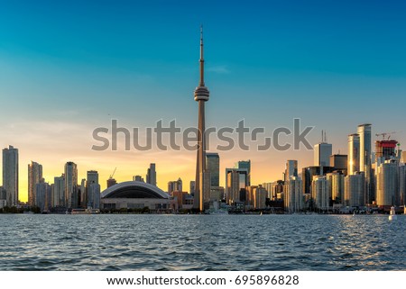 Beautiful Toronto skyline - Toronto, Ontario, Canada.