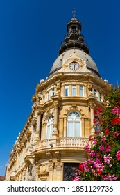 Beautiful Townhall Building In Centre Of Cartagena In Spain