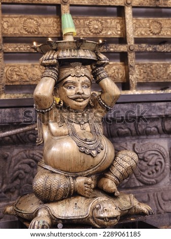 Beautiful  Traditional Bronze Temple Statue