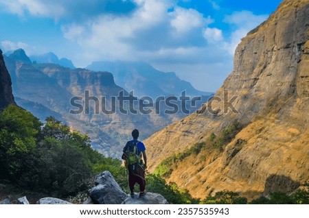 Beautiful trek of Sandhan Valley in western ghats of Maharashtra India
