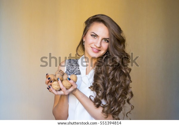 Beautiful Trendy Woman Wavy Hair Keep Stock Photo Edit Now 551394814