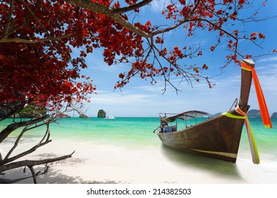 Beautiful Tropical Beach, Krabi, Thailand