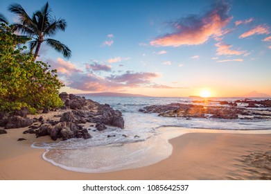 Beautiful Tropical Beach On Maui