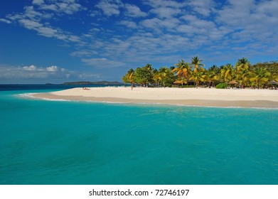 Beautiful Tropical Beach On Palm Island - Saint Vincent And The Grenadines