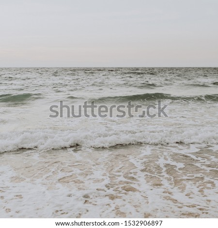 Similar – Einsames Boot am Strand der Ostsee auf Usedom