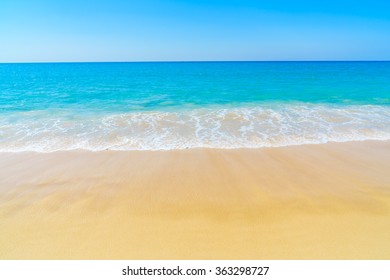 Beautiful tropical landscape beach sea and sand for vacation