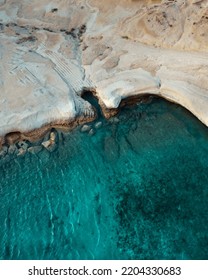 Beautiful Turquoise Bay And Rock Formations.