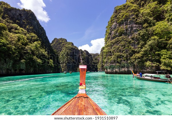 Beautiful Turquoise Ocean Pileh Lagoon Very Stock Photo 1931510897 ...