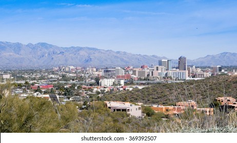 Beautiful Tuscon Arizona skyline