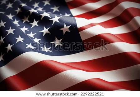 Beautiful USA Flag Happy Independent Day