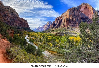Beautiful valley in the canyon. Canyon landscape. River in canyon valley. Canyon panorama - Shutterstock ID 2168665453