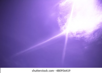 Beautiful vast violet sky with amazing cloud  background. Shape independent , Elements of nature.