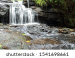 beautiful vattakanal waterfalls or spring on levinge stream at kodaikanal hill-station, tamilnadu in india. kodaikanal is one of the most popular destination in south india or indian peninsula
