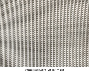 Beautiful vertical horizontal pattern on a table mat.