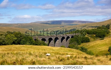 Beautiful viaduct at Yorkshire Dales National Park - travel photography